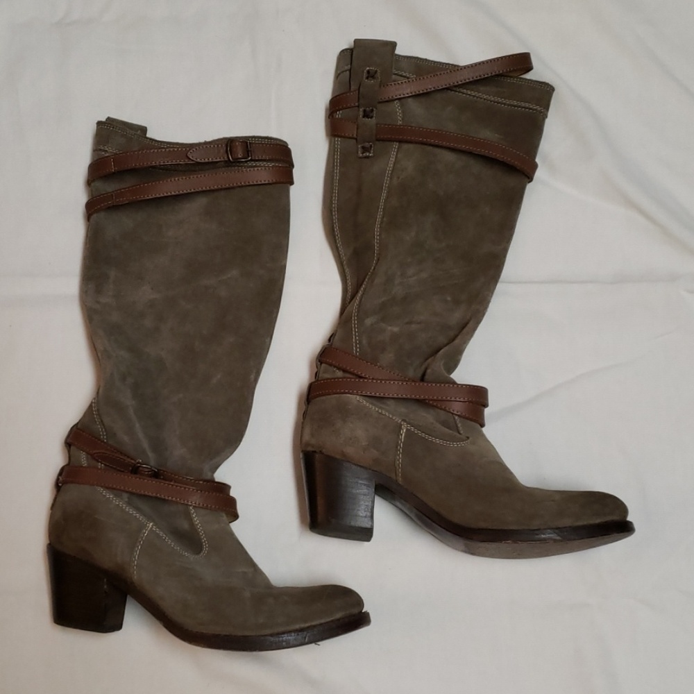 Frye strappy jane boots